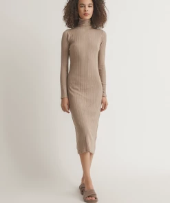 OSS Loungewear Rachelle Turtleneck Midi Dress 6 OSS Loungewear Rachelle Turtleneck Midi Dress