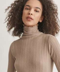 OSS Loungewear Rachelle Turtleneck Midi Dress
