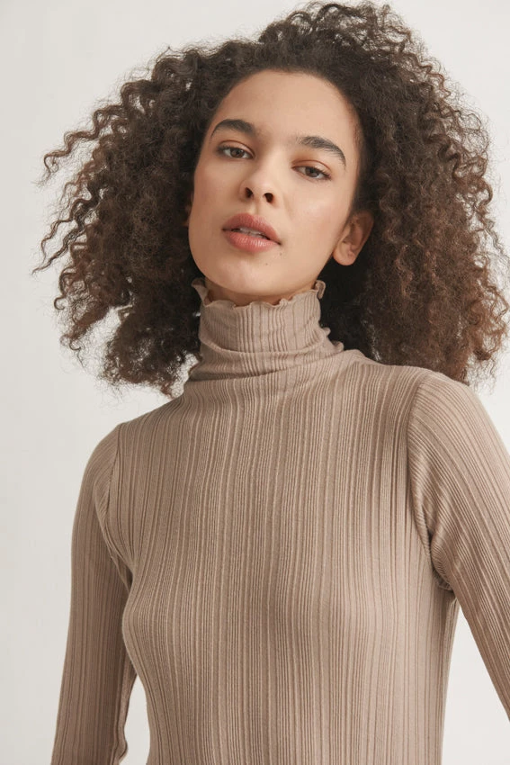 OSS Loungewear Rachelle Turtleneck Midi Dress 2 OSS Loungewear Rachelle Turtleneck Midi Dress