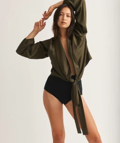 OSS Loungewear Tezza Wrap Top