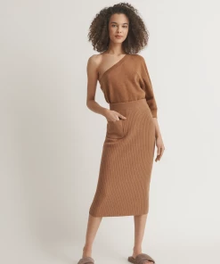 OSS Pascale One Shoulder Sweater