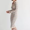 OSS Makaya Striped Polo Dress Loungewear