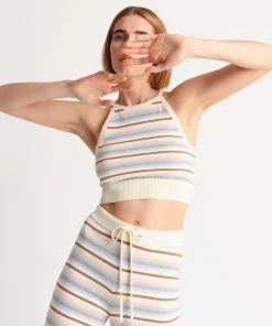 OSS Mindi Straight Stripe Pant Loungewear