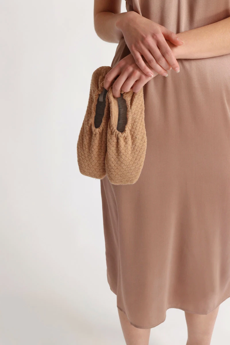 OSS Loungewear Square Toe Ballet Flat 6 OSS Loungewear Square Toe Ballet Flat