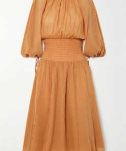 OSS Barrie Smocked Dress